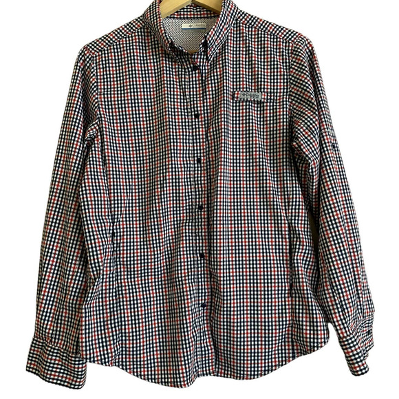 Columbia Tops - Columbia PFG Omni-Shield Button Down Tamiami Fishing Shirt-Size Large‎ Women-EUC